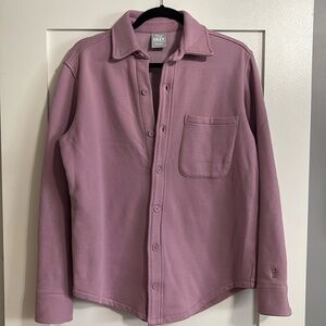 TNA Cozy Fleece Boyfriend Shirt Jacket